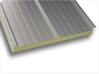 Panel Sándwich sin sistema de tapajuntas.